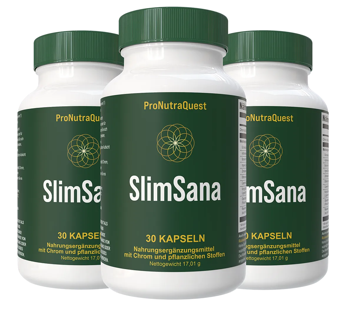 SlimSana 3 Bottle Bundle Natural Thermogenesis Support